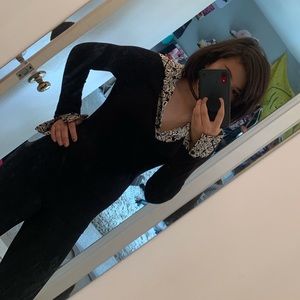 professional black ann taylor long sleeve top